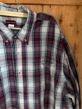 HUNT CLUB | plaid button up 3XL